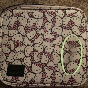Hello Kitty Pink and Cream Character Pattern Travel Case